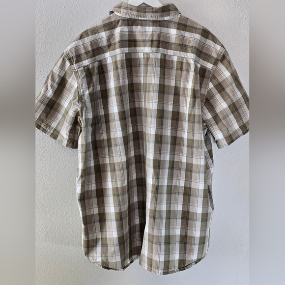 Carhartt Relaxed Fit Button Down Plaid Short Sleeve Shirt Men's Size 2XL - Picture 4 of 4